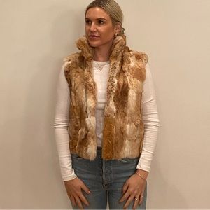 Adrienne Landau Ranbit fur vest